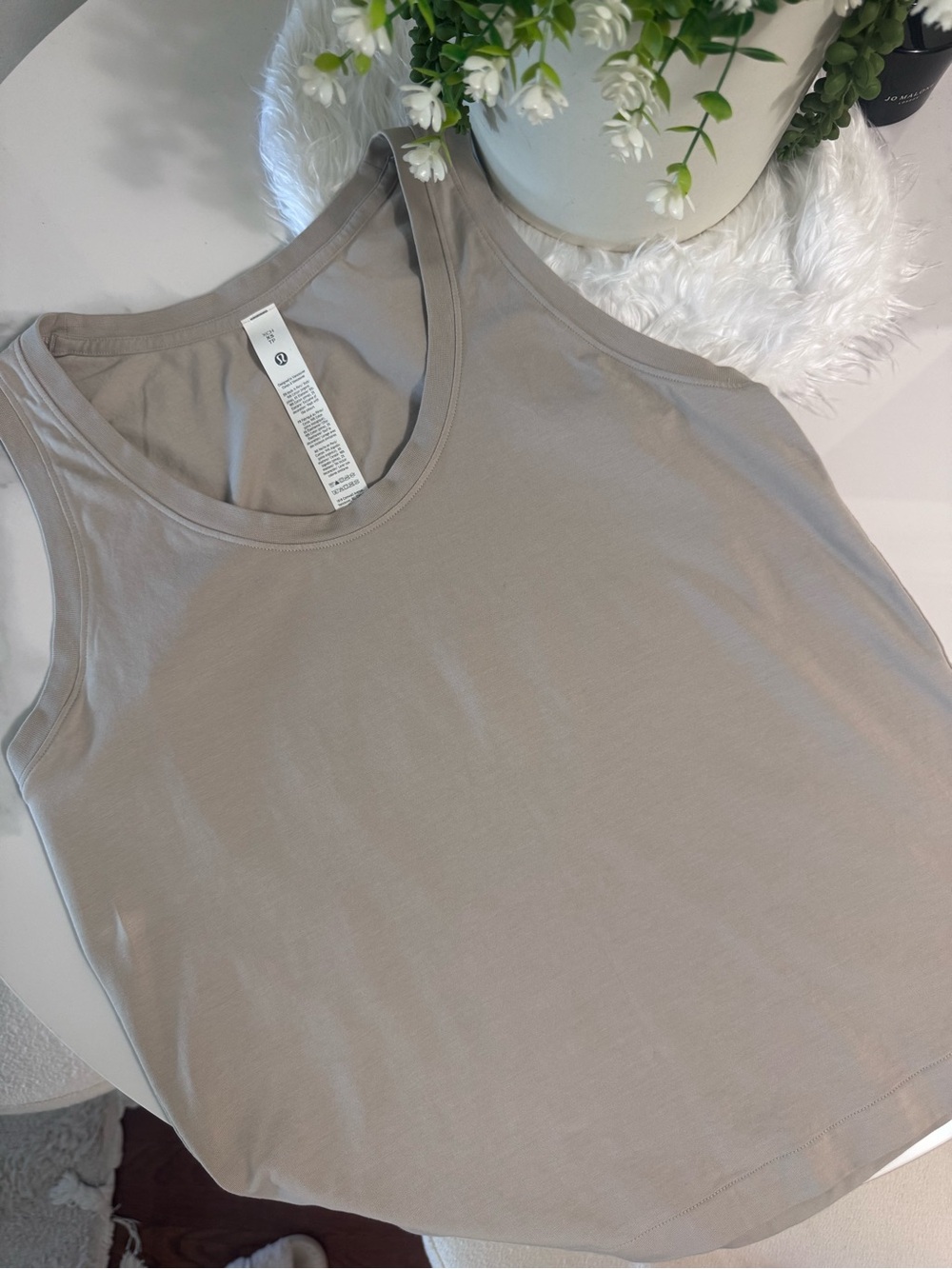 Lululemon The Jersey Tank Downtown Tan XS